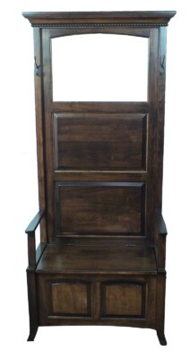 FS-1128 Carlisle Seat 32"W x 18"D x 76" H with hinged lid