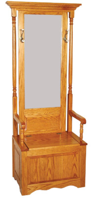 FS-1040 Deluxe Hall Seat 27"W x 17D x 74"H