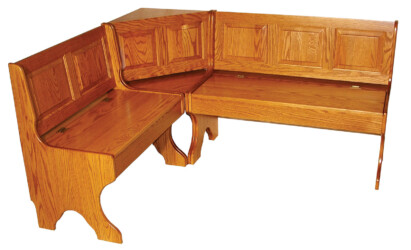 Corner Dinette Set
Above Right: FS-2010 44" Cubby Bench 44"L x 19 1/2"D x 34"H
Above Left: FS-2011 34" Cubby Bench 34"L x 19 1/2"D x 34"H
Center FS-2012 21" Corner Piece
