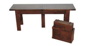 FS-4032 48" 4- to 8-foot "Western Plank" Rustic Cherry